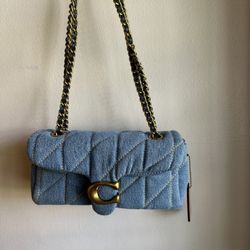 Coach Denim tabby 20