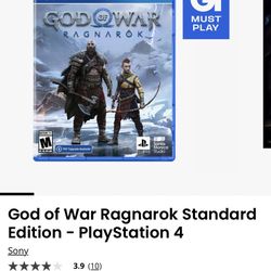 God Of War Ragnarok Ps4 