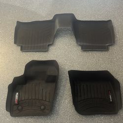 WeatherTech FloorLiner for 2017-2020 Ford Fusion - 1st Row 2nd Row Black