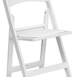 Resin Folding Chair White