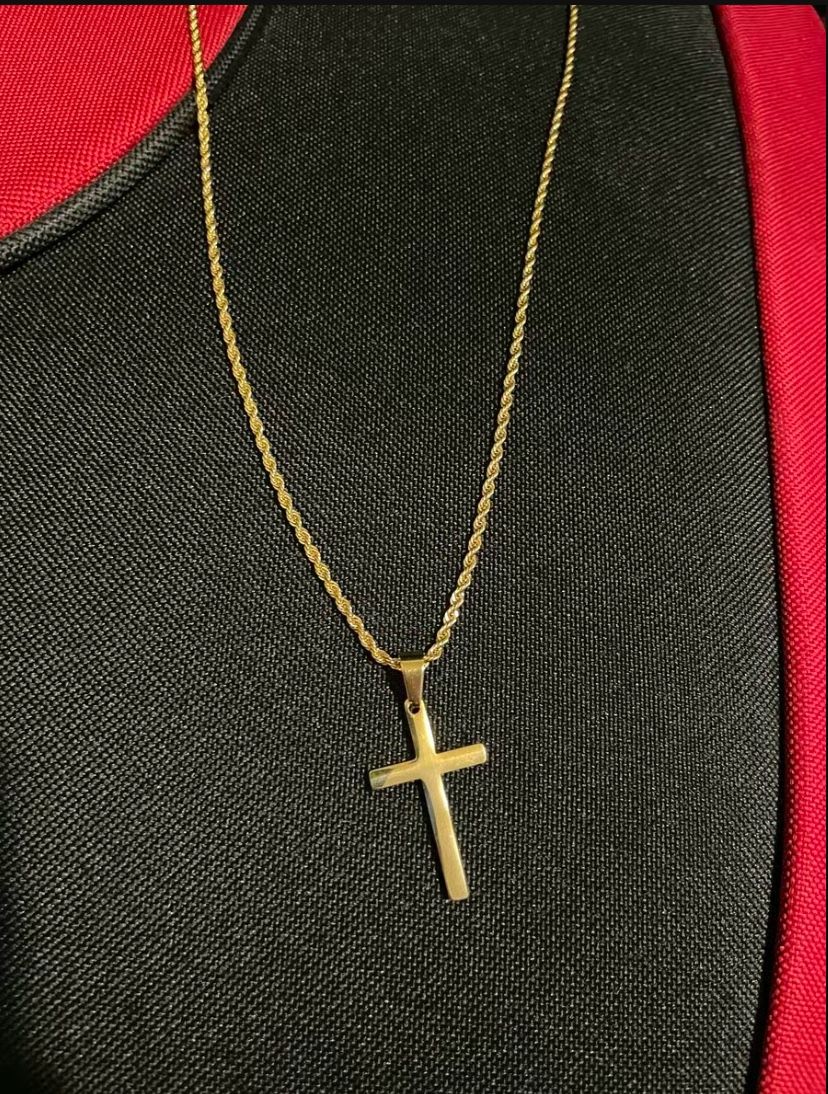 Gold cross Chain