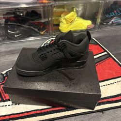 Jordan 4 Black Cat  Size 9 
