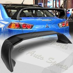 For 2008-2017 Mitsubishi Lancer EVO 10 Unpainted Black Rear Trunk Spoiler Wing -(2-SP-HDCV124A3-MUR-2