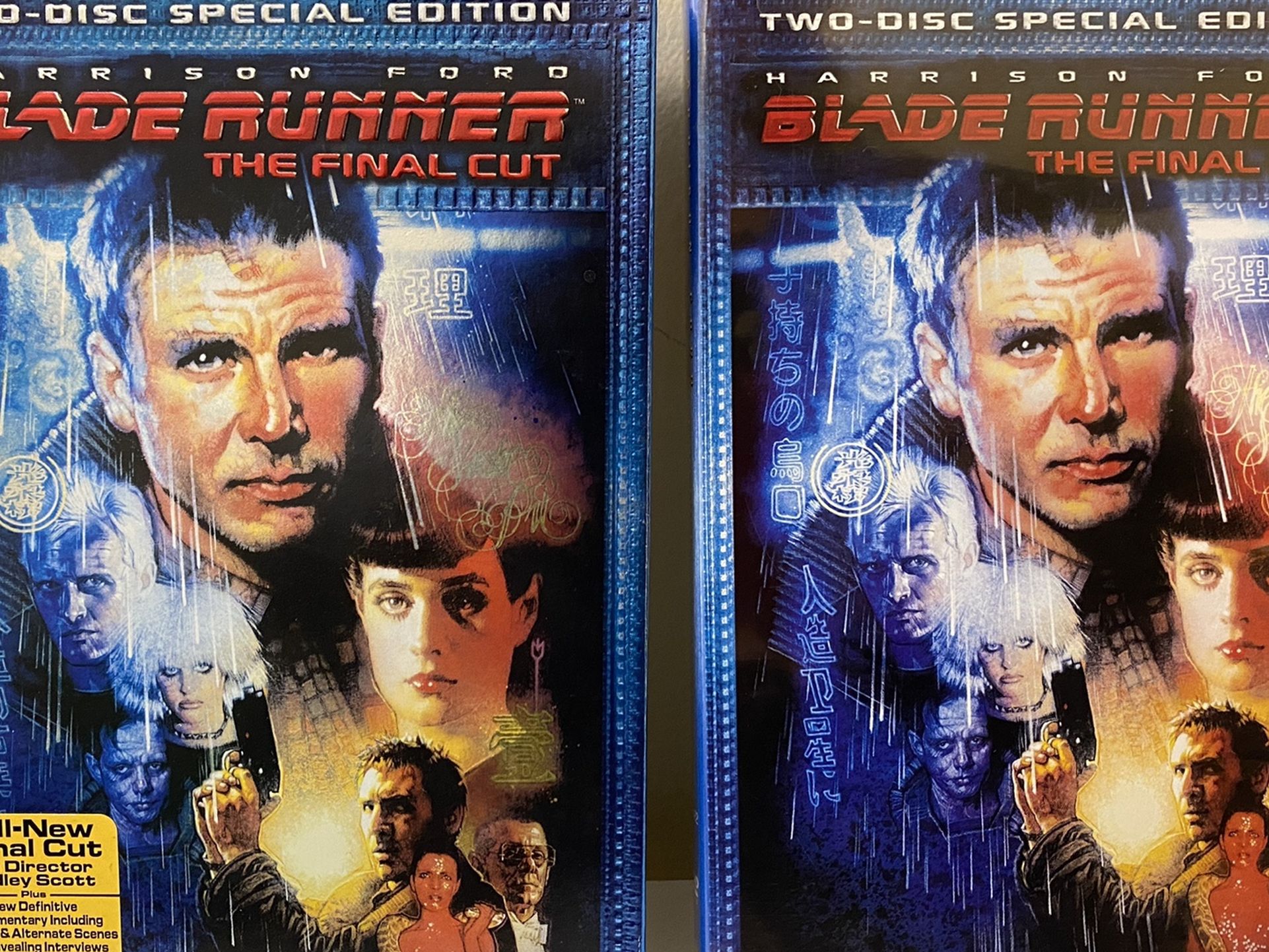 Blade Runner The Final Cut Two Disc Special Edition DVD. Harrison Ford.