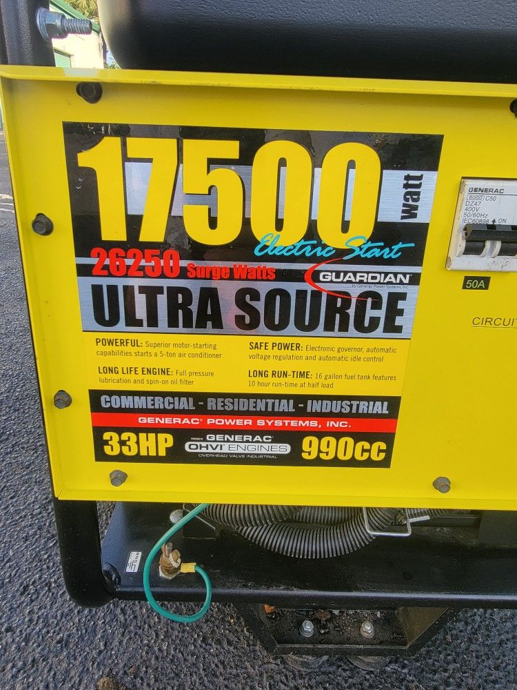 Generac Generators 17.5KW for Sale in Fort Lauderdale, FL OfferUp