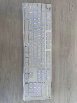 Wireless white light up keyboard