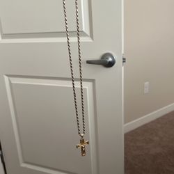 Silver Rope Chain RL.925 Italy And Pendant