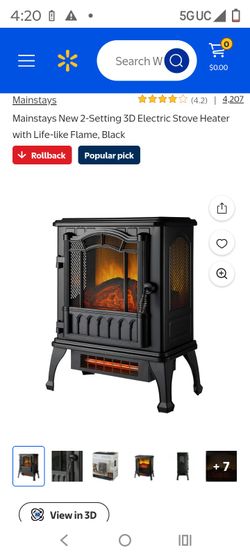 Stove Heater With Infrared Light New