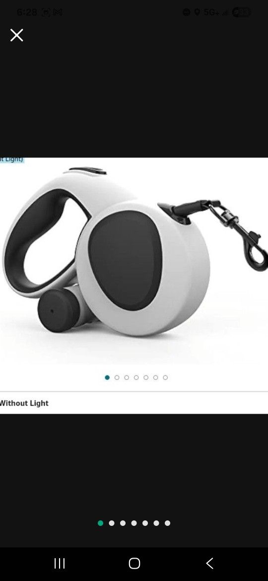 Dog Leash with LED Light Strong Walking Dog Leash with