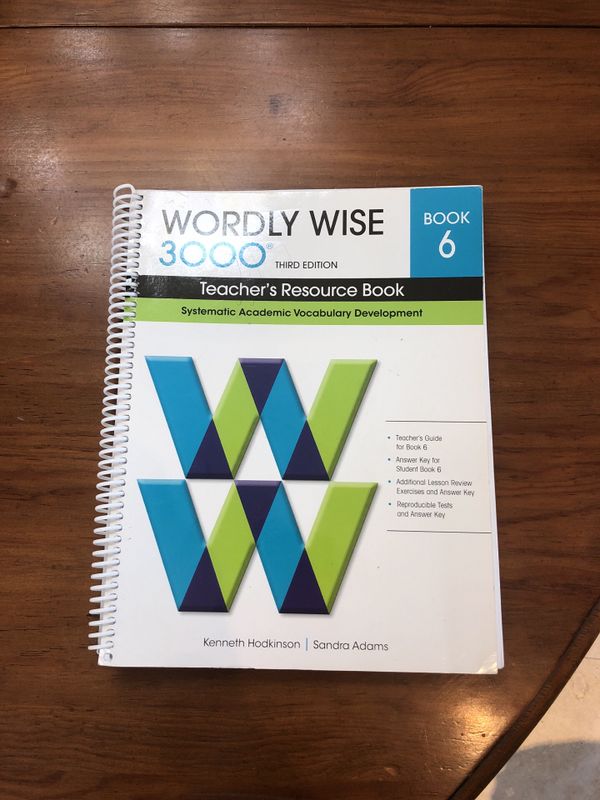 Wordly Wise Book 6 Teacher S Resource Book For Sale In Coral Gables FL OfferUp