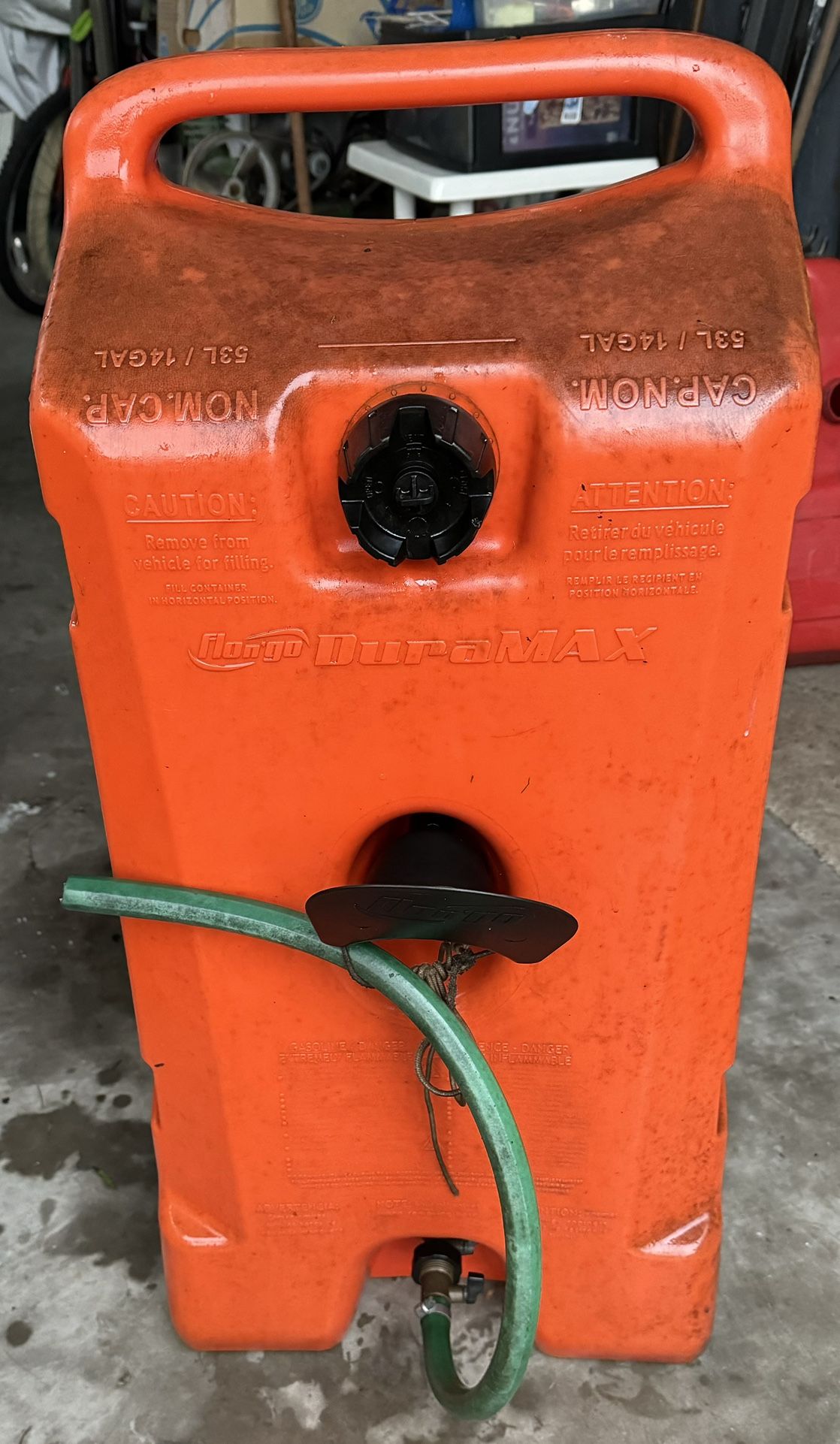 Several Gas Cans + Gas Tanks + Gas Caddy and More