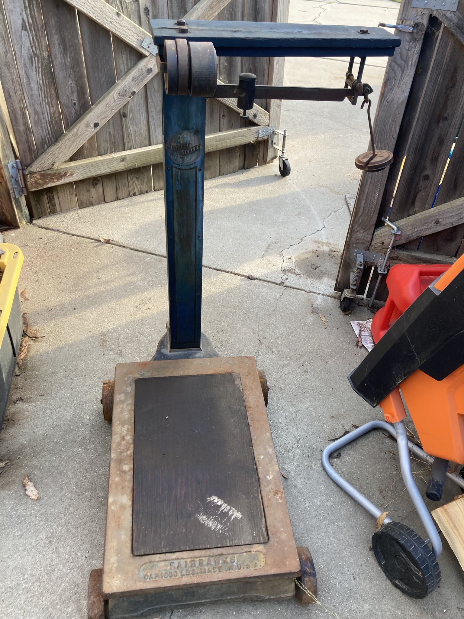 Antique Railroad Scale 