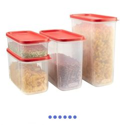 Rubbermaid 4-Piece canister set, storage containers