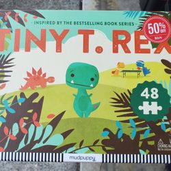 New- Tiny T Rex  Dinosaur Puzzle 48 Pieces