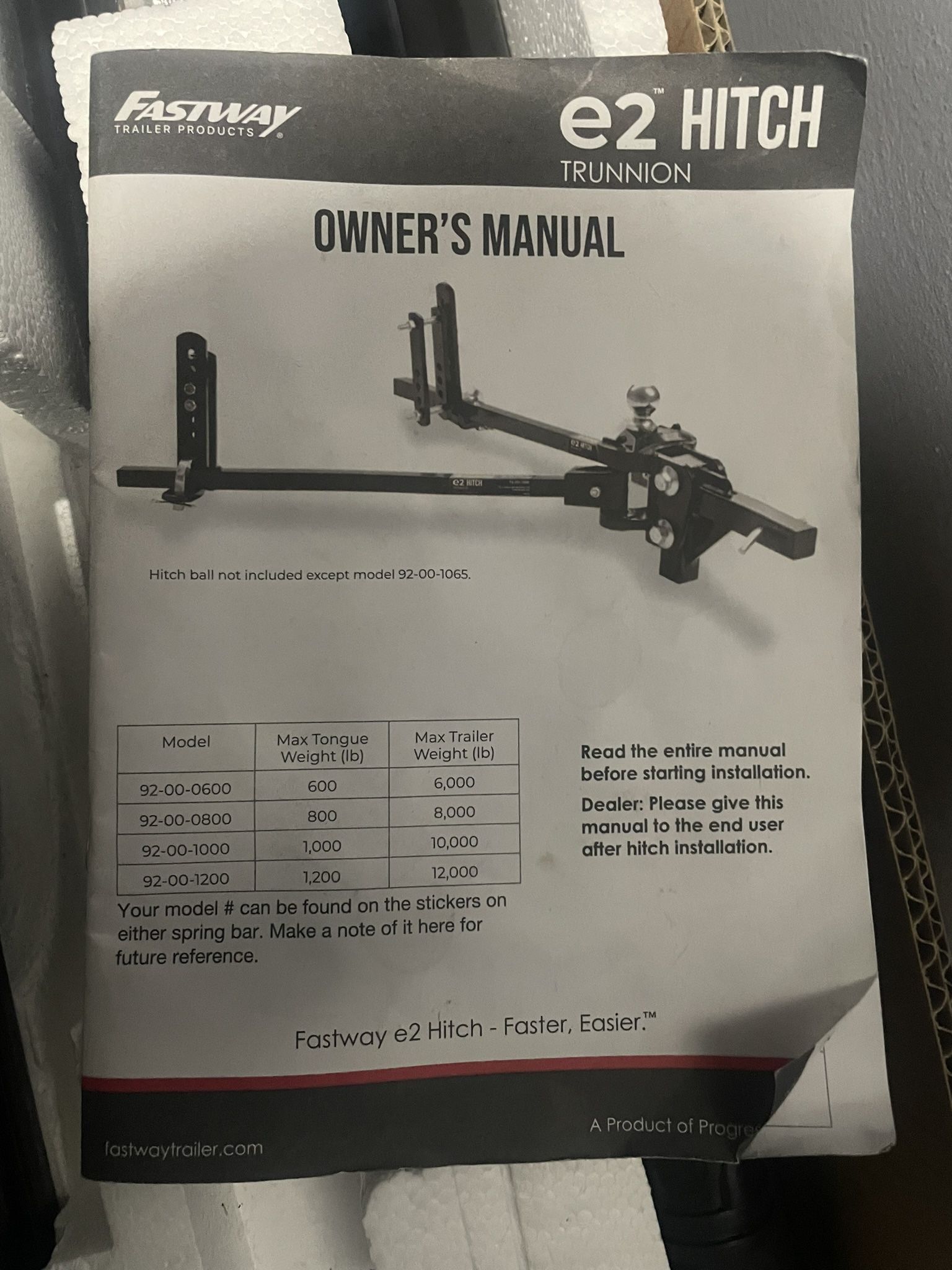 Fast Way E2 Sway Bars