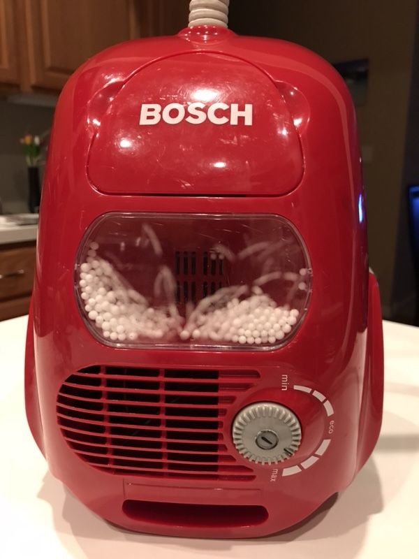 Bosch toy vacuum cleaner.