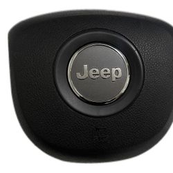 2014-2018 Jeep Cherokee Driver Steering Wheel Air Bag Assembly Black