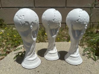 3 FIFA World Cup Trophy Plaster Cast
