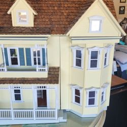 Vintage Wooden Doll House