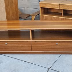 Mid Century Teak Media Console