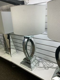 Unique Curved Mirrored Lamp