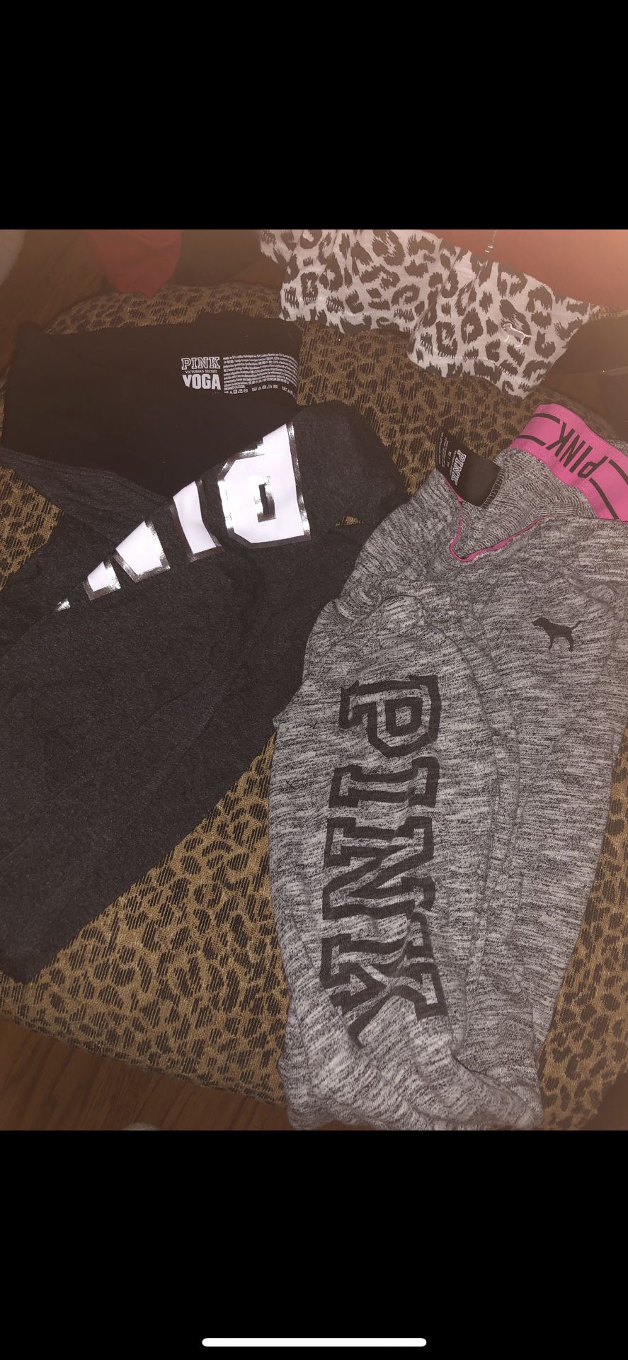 VS Pink joggers leggings hoodie and tank top - All size XS
