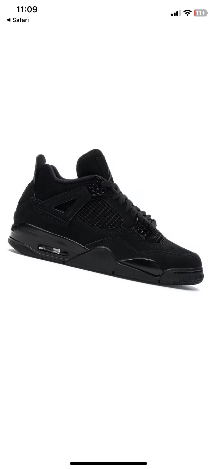Air Jordan Retro 4 “black Cats” All Sizes
