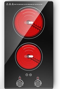 Cooktop  2 Burner Electric