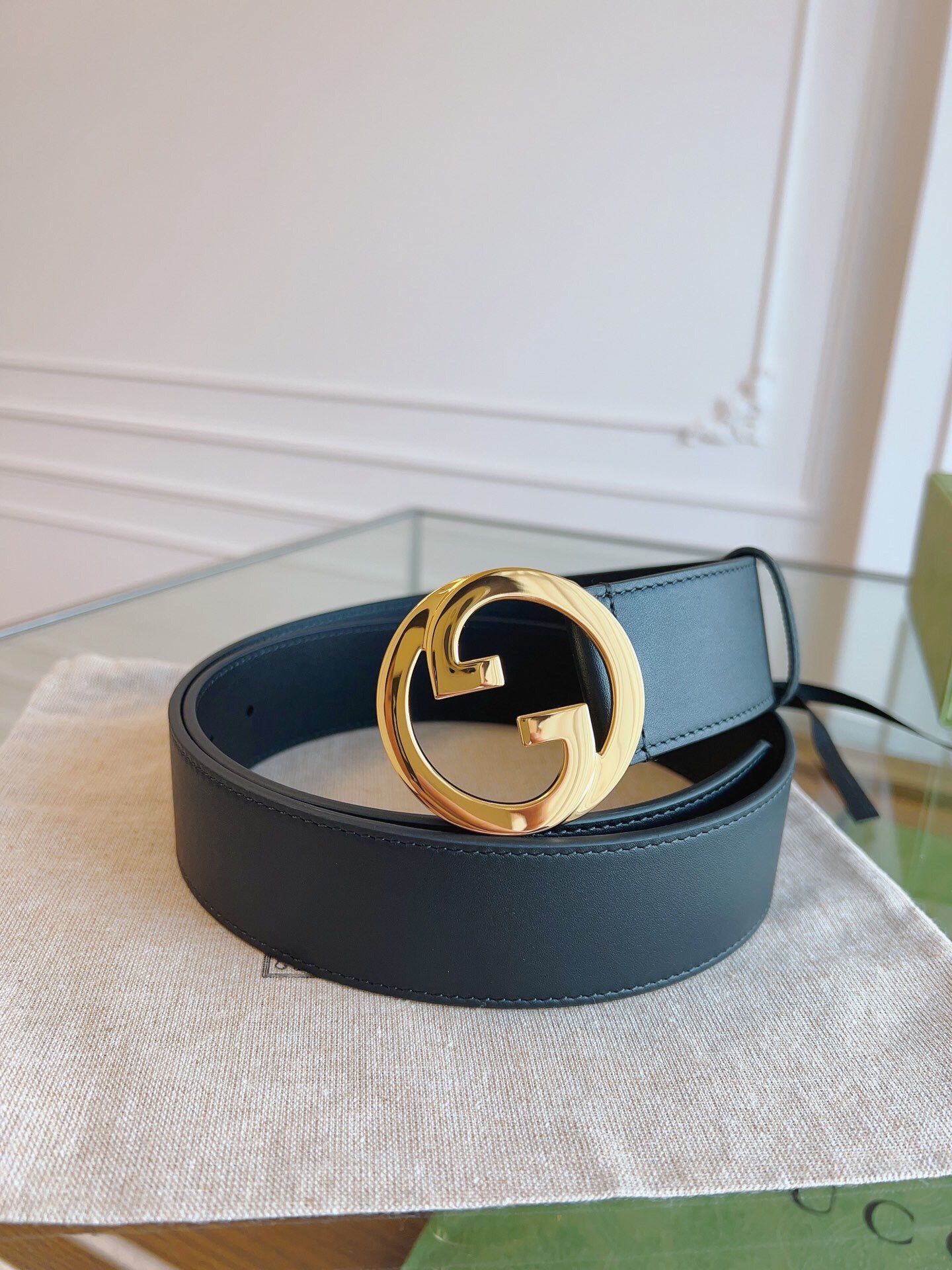 Gucci GG Men’s Belt With Box 2025 New