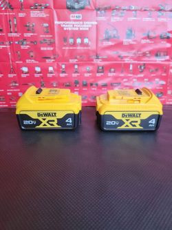 DEWALT XR 20V MAX LITHIUM-ION 4.0 AH BATTERY