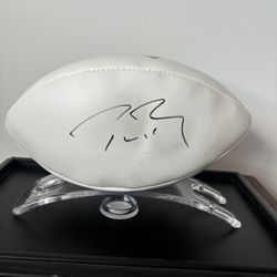 Tom Brady Autographed Football ( COA ) 