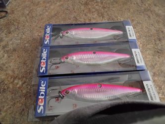 Seble 4 OZ Vetical White Pearle sides With Pink Backs