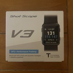 Shot Scope V3 GPS + Performance Tracking Watch