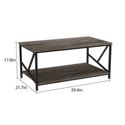 Dark Brown Mason Coffee Table