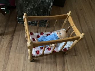 Doll Crib And Doll