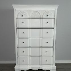 White Tall Dresser 