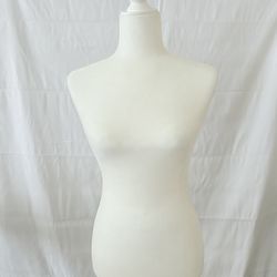 White Velvet Dress Form - Size 6