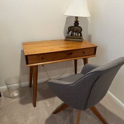 Modern Desk Chair (Amazon), Grey, 33 (H) X 23 (W) X 23 (D)