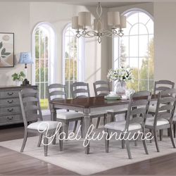 Brand New Dining Table Set Come With 8 Chairs 