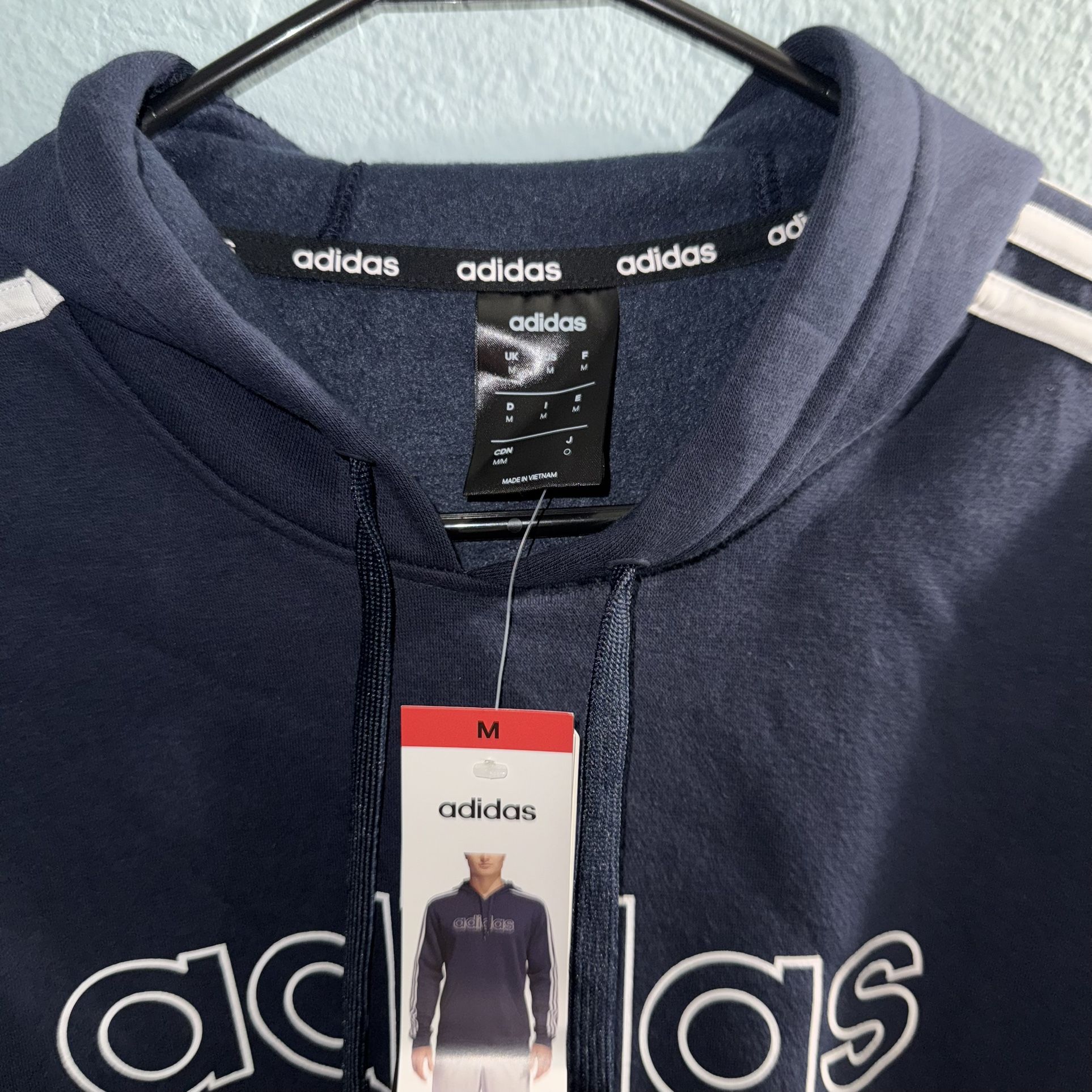 New Adidas Hoodie Navy