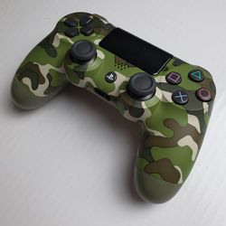 Brand New Ps4 Wireless Controller Army Green Camo 