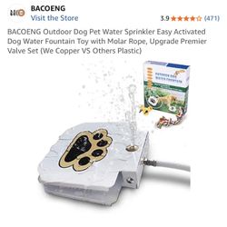 Outdoor Dog Water Fountain 