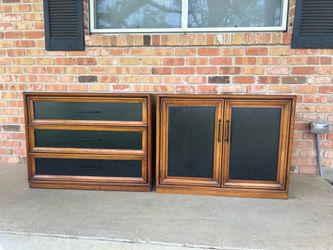 Henry Link Mid-Century Modern Chest & Cabinet Set
