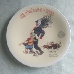 Norman Rockwell Limited Edition Display Plate