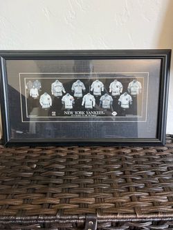 New York Yankees Uniform History Framed Print