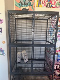 Double critter nation rat cage