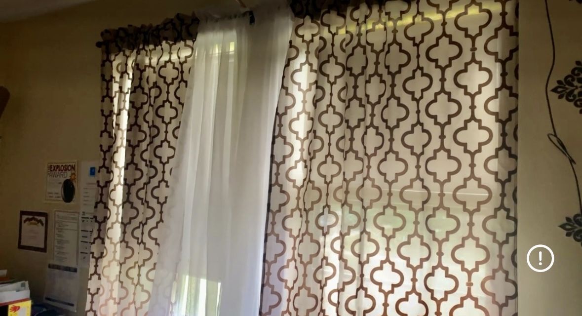 Curtains 4 Pieces 