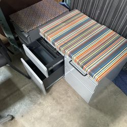 File Cabinet, Box file Pedestal, Mobile Cushioned Seat 
