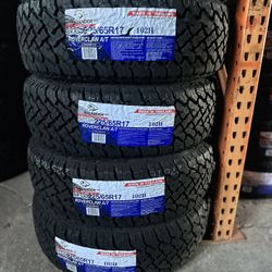 225/65R17 ATLANDER AT A SET OF FOUR NEW TIRES