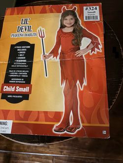 Little devil, includes dress belt, choker, and headband